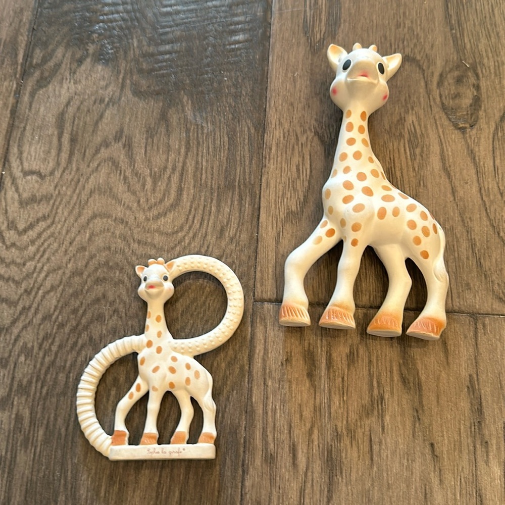 Set of two Sophie la Girafe toys Teether